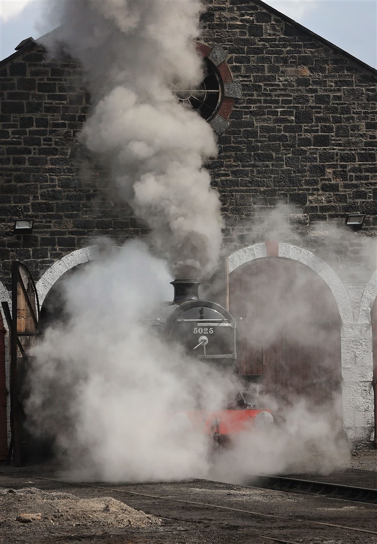 Working up a big head of steam.