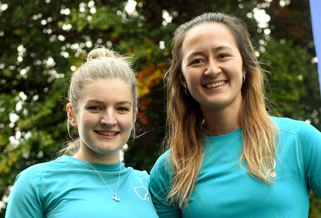 Hannah Brewster and Yuka Gallagher. Picture: James Mackenzie.