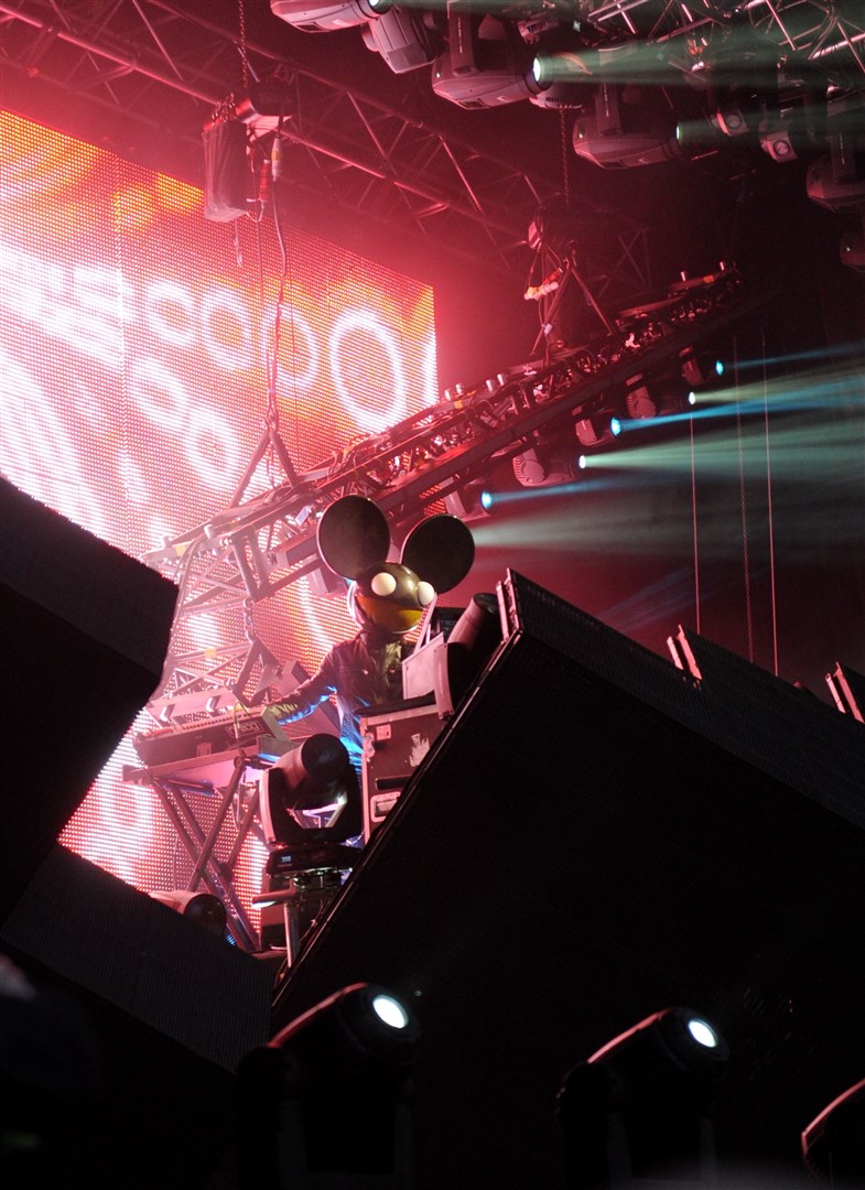 Deadmaus at Rockness 2012. Picture: HNM/ Alison White