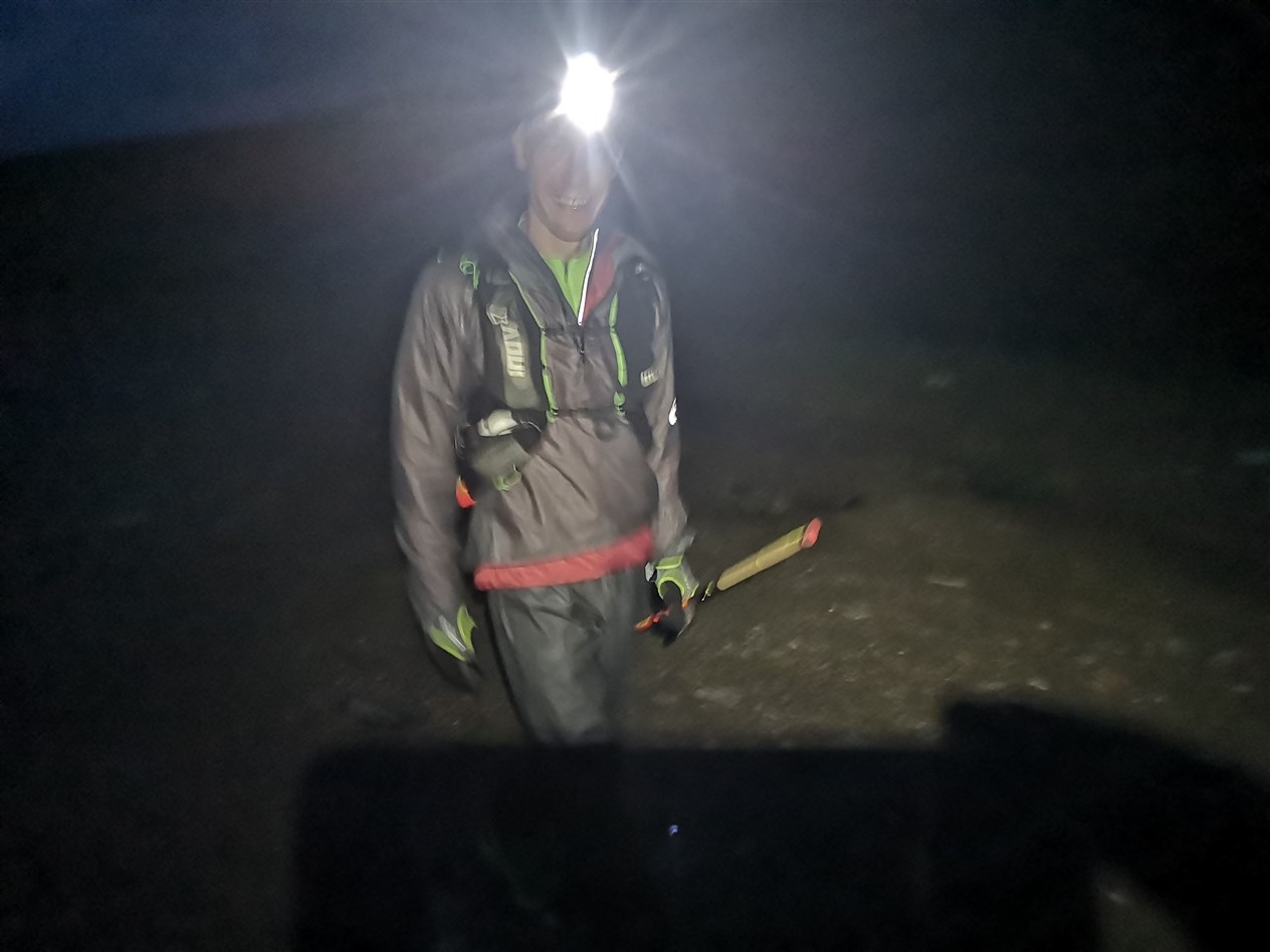 Ian Stewart during his 400km Cairngorms Parkrun, taking in all 58 Munros in the national park.