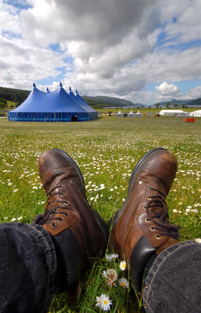 Waiting to kick off at RockNess 2009. Picture:Gary Anthony/ HNM