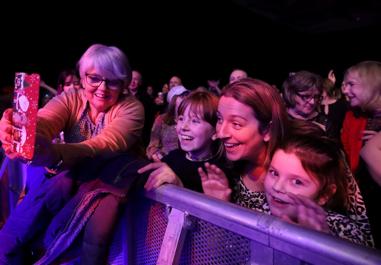 Taking a selfie. Picture: James Mackenzie.