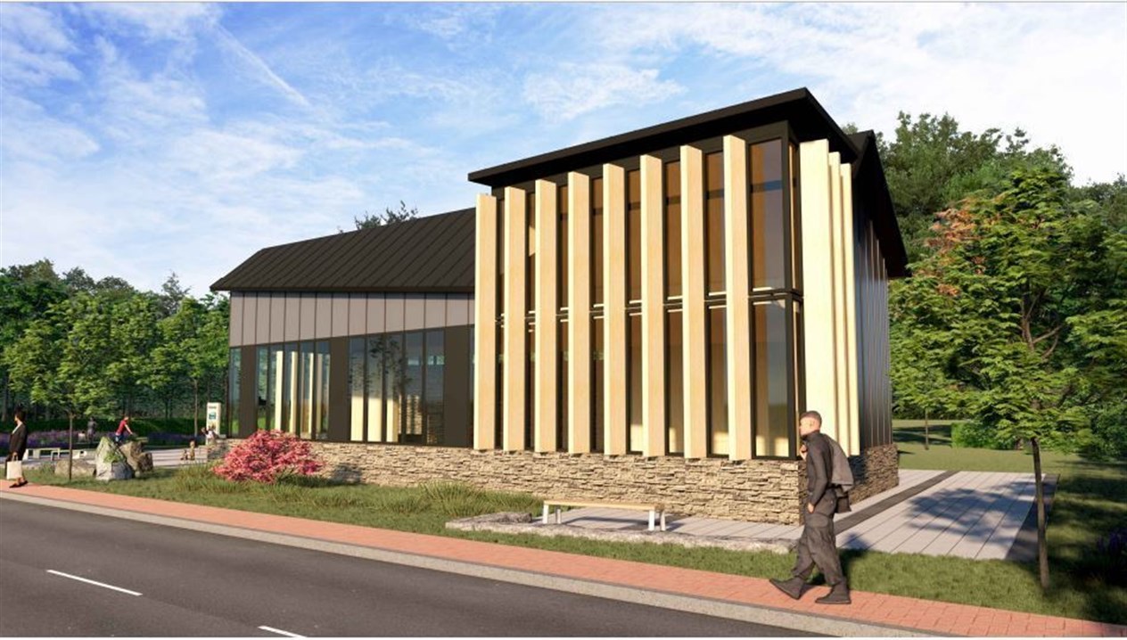 The new commercial premises set for Aviemore. Images: Mabbett & Associates Ltd.