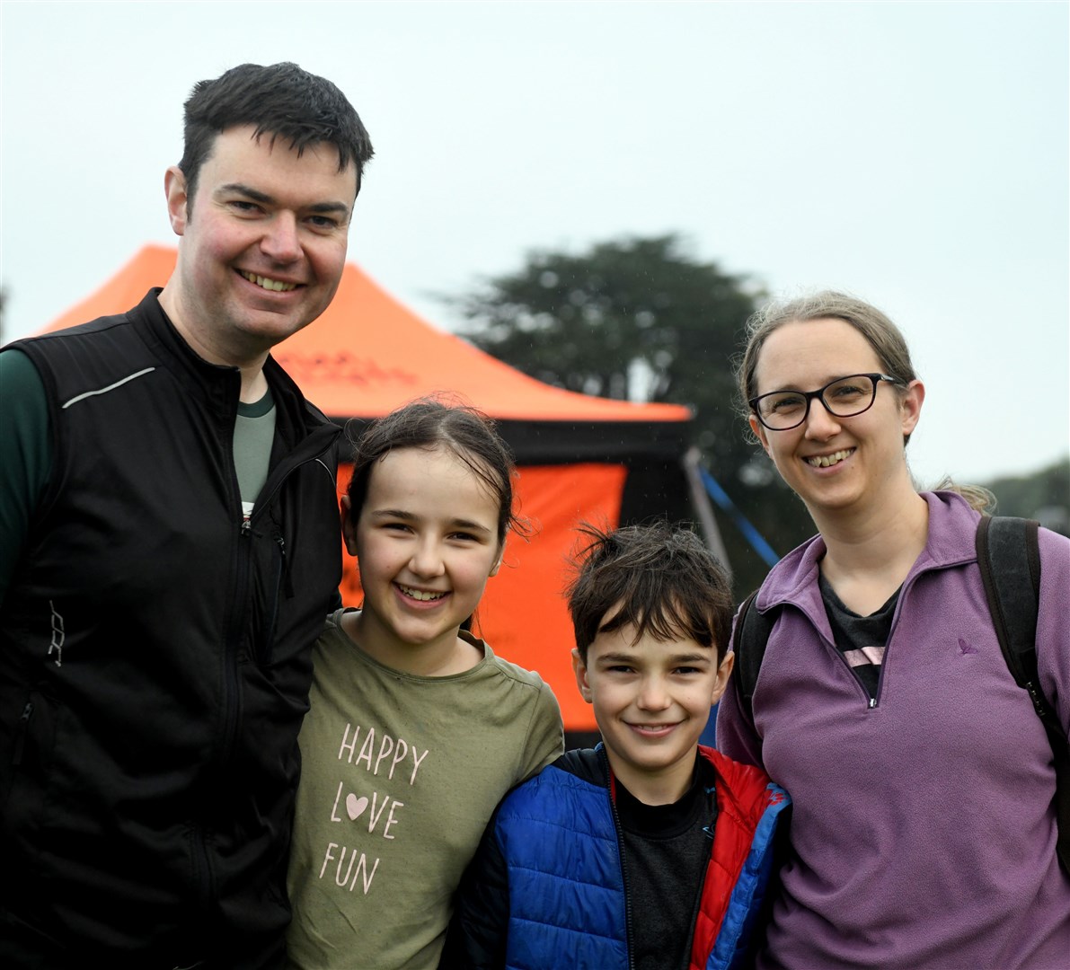 Geoff, Miriam, Daniel and Charlotte Todd. Picture: James Mackenzie.