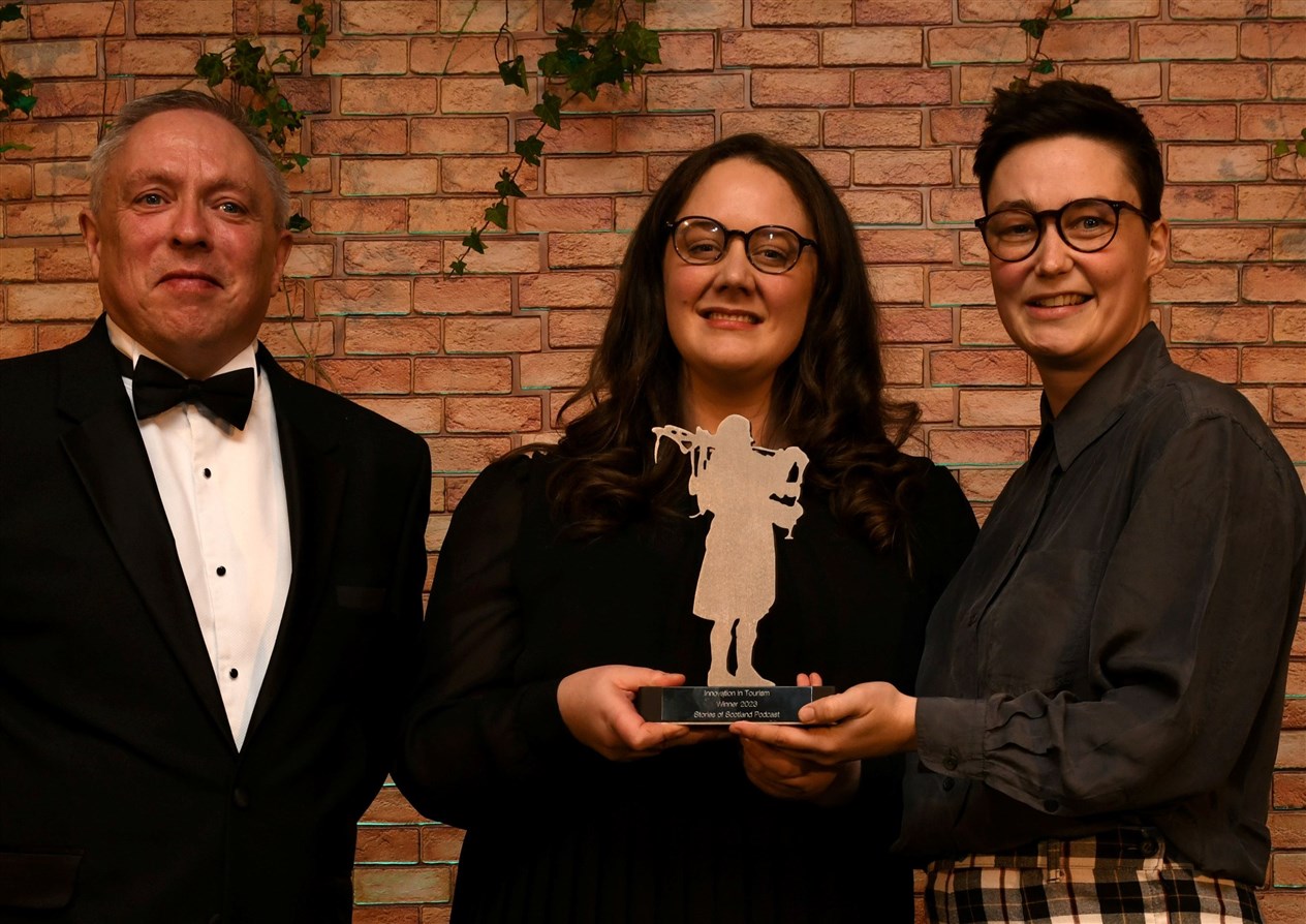 Stories of Scotland Podcast won innovation in tourism. Picture: James Mackenzie