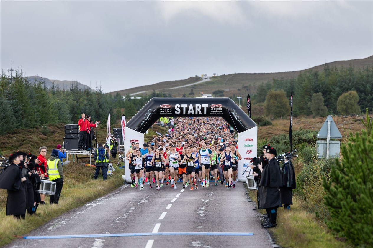 Around 8600 runners took part in the event.
