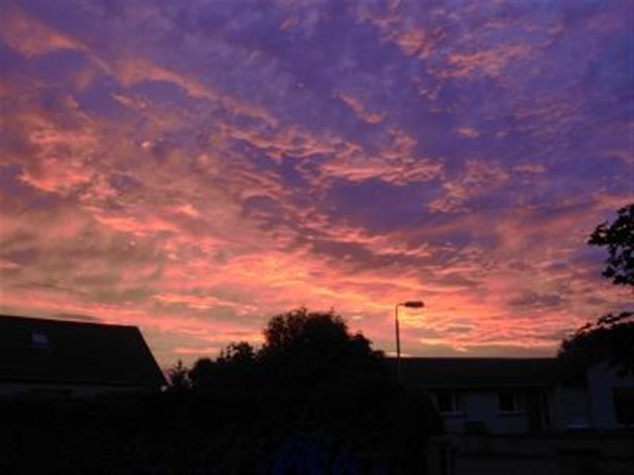 Skyscape by Andrea Sinclair of Ormlie Drive, Thurso.