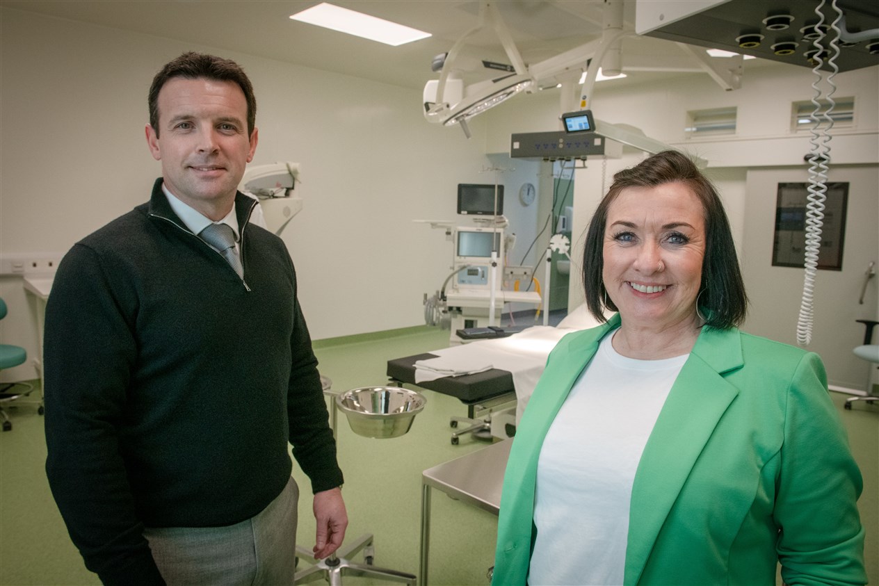 Colin McNair Consultant Orthopaedic Surgeon Clinical Director NTC-H and Fiona Grist Clinical Nurse Manager. Picture: Callum Mackay..