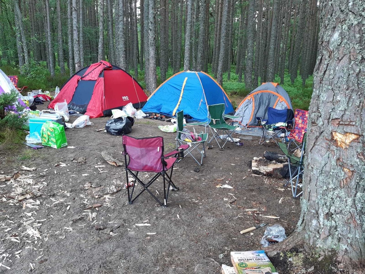 Staff were left feeling intimidated by the group and continued their anti-social behaviour despite a visit by police officers.