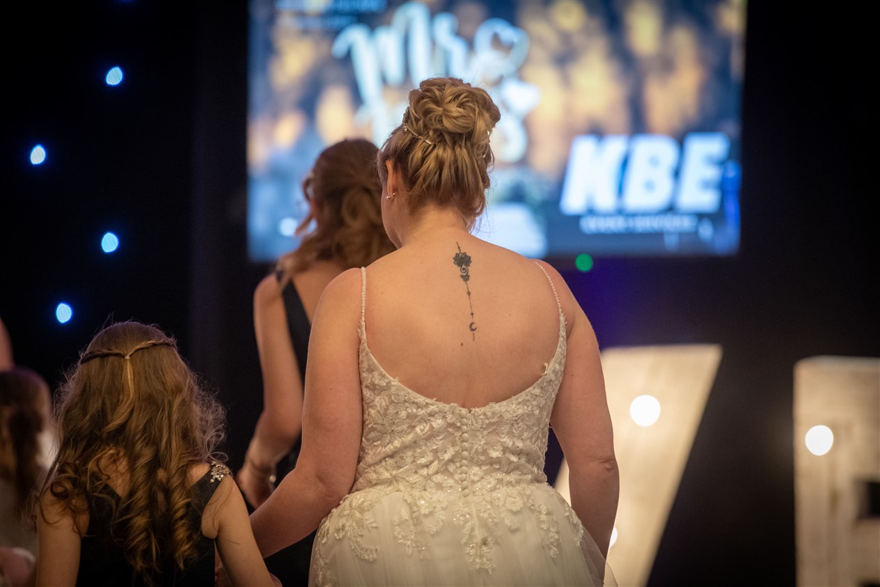Some hair-raising ideas on the catwalk. Picture: Callum Mackay.