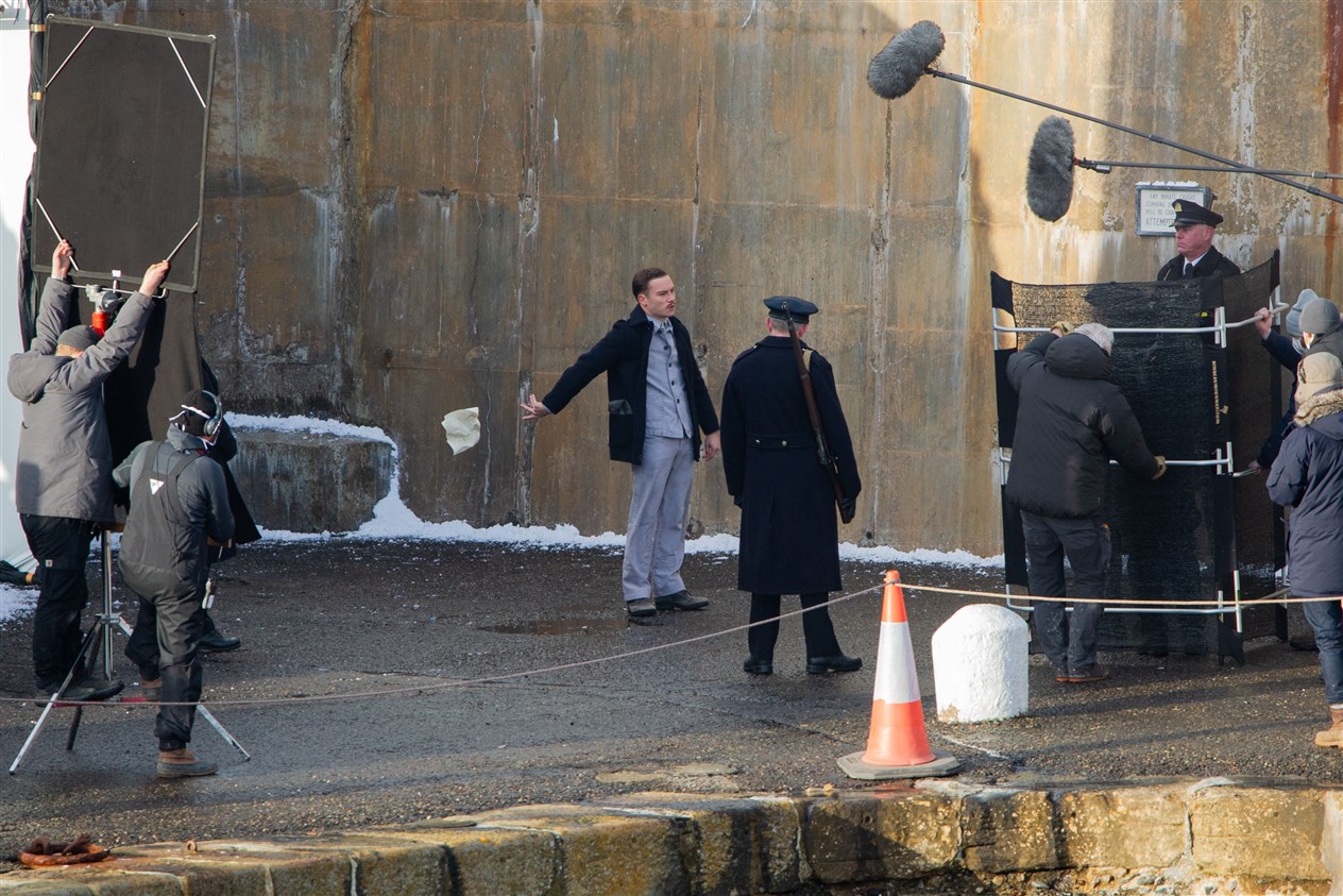 Michael Gray (Finn Cole) throws away a letter in this scene. ..Picture: Daniel Forsyth..