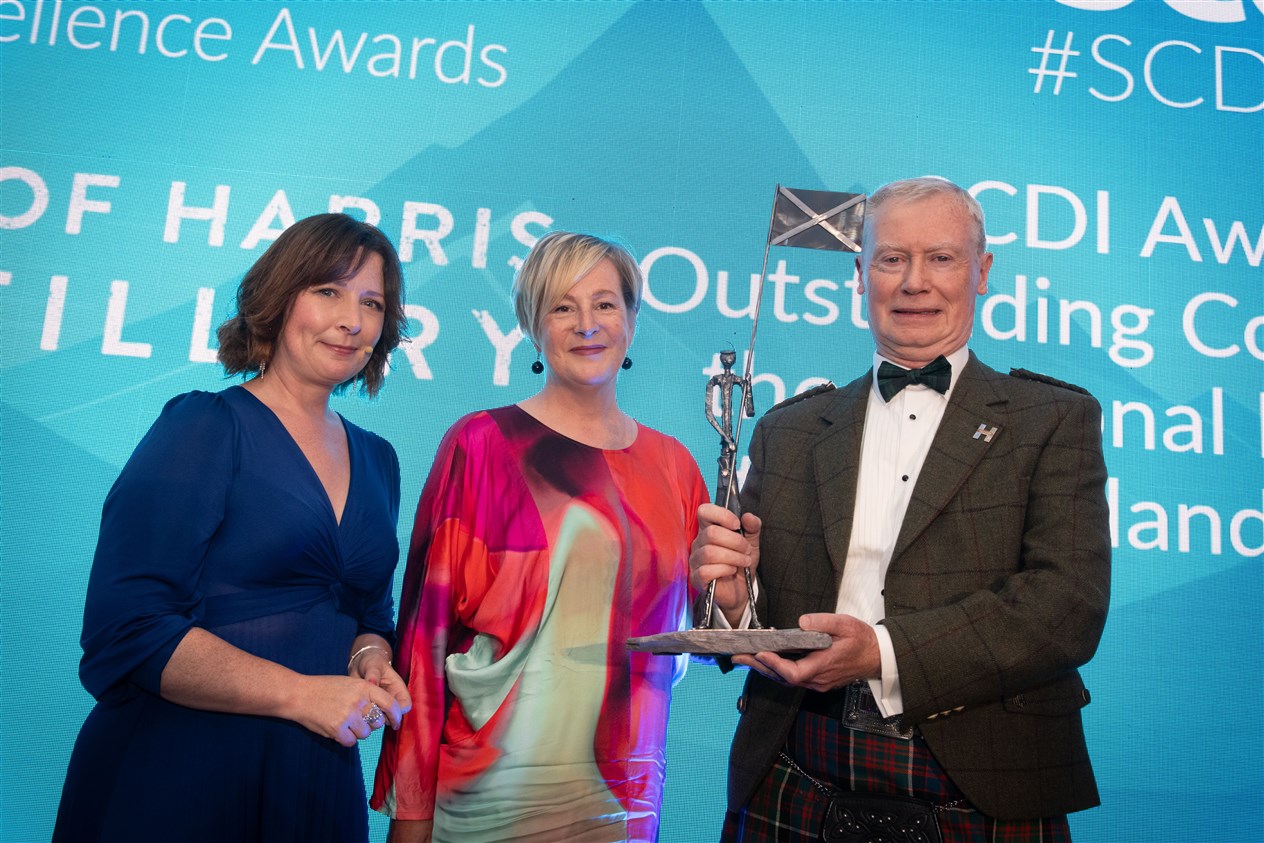 SCDI Award for Outstanding Contribution to the Regional Economy: Isle of Harris Distillers. Picture: Callum Mackay
