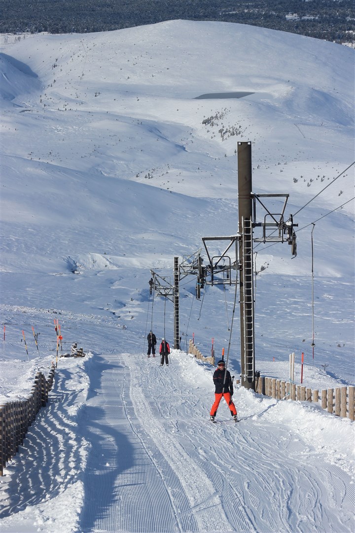 The M1 Poma is back in operation meaning that skiers and boarders can access the upper slopes of the ski resort.
