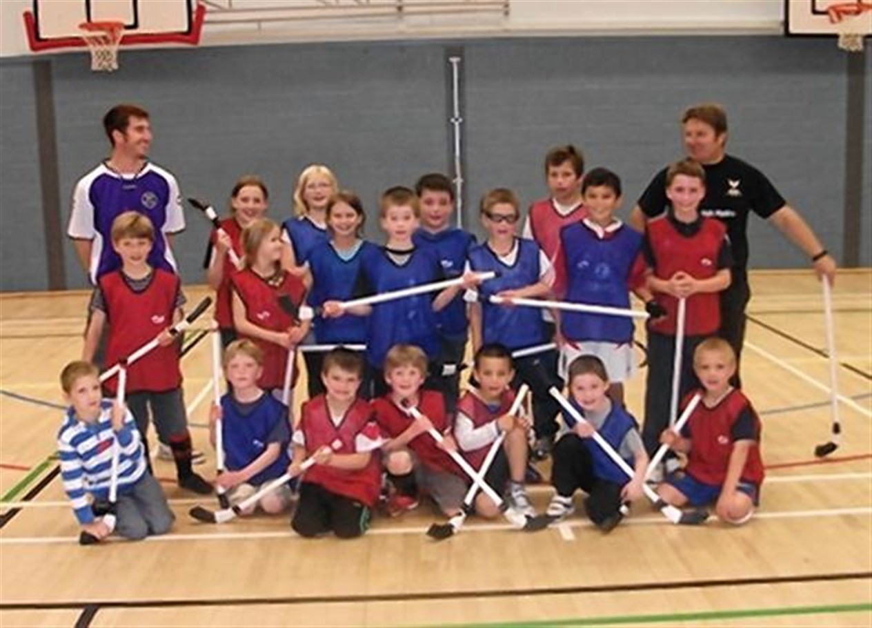 The group that took part in the fun day in Grantown