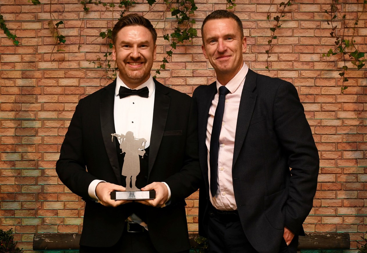 Michael Golding (left) won tourism individual of the year. Picture: James Mackenzie.