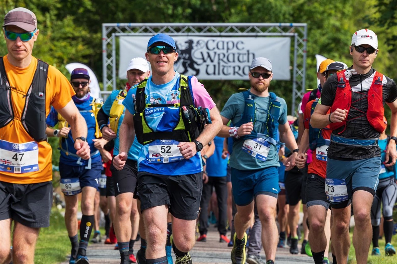 And they're off! The Cape Wrath Ultra gets under way on Sunday. Picture: No Limits Photography