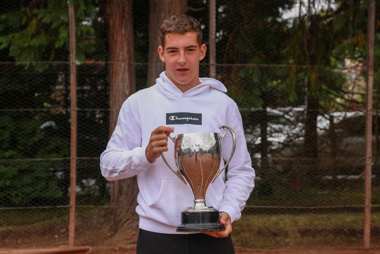 MEN’S TITLE: Russell Dickson, of Newlands club in Glasgow.