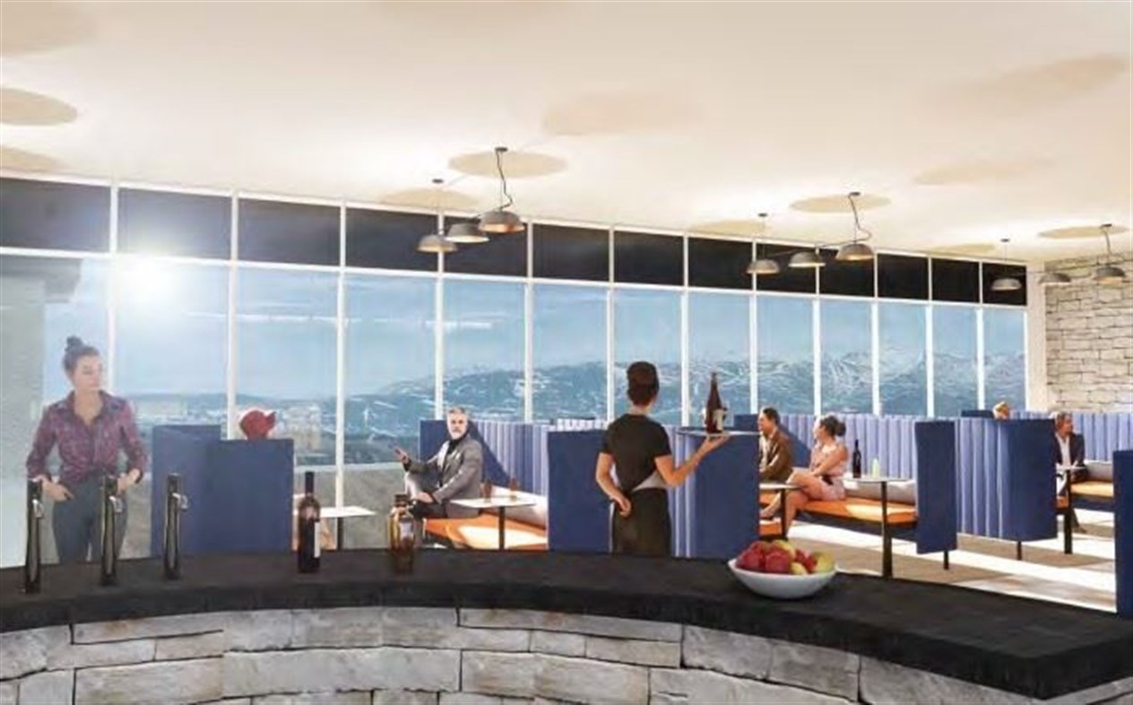 Another imression of how the bar could look on the inside.