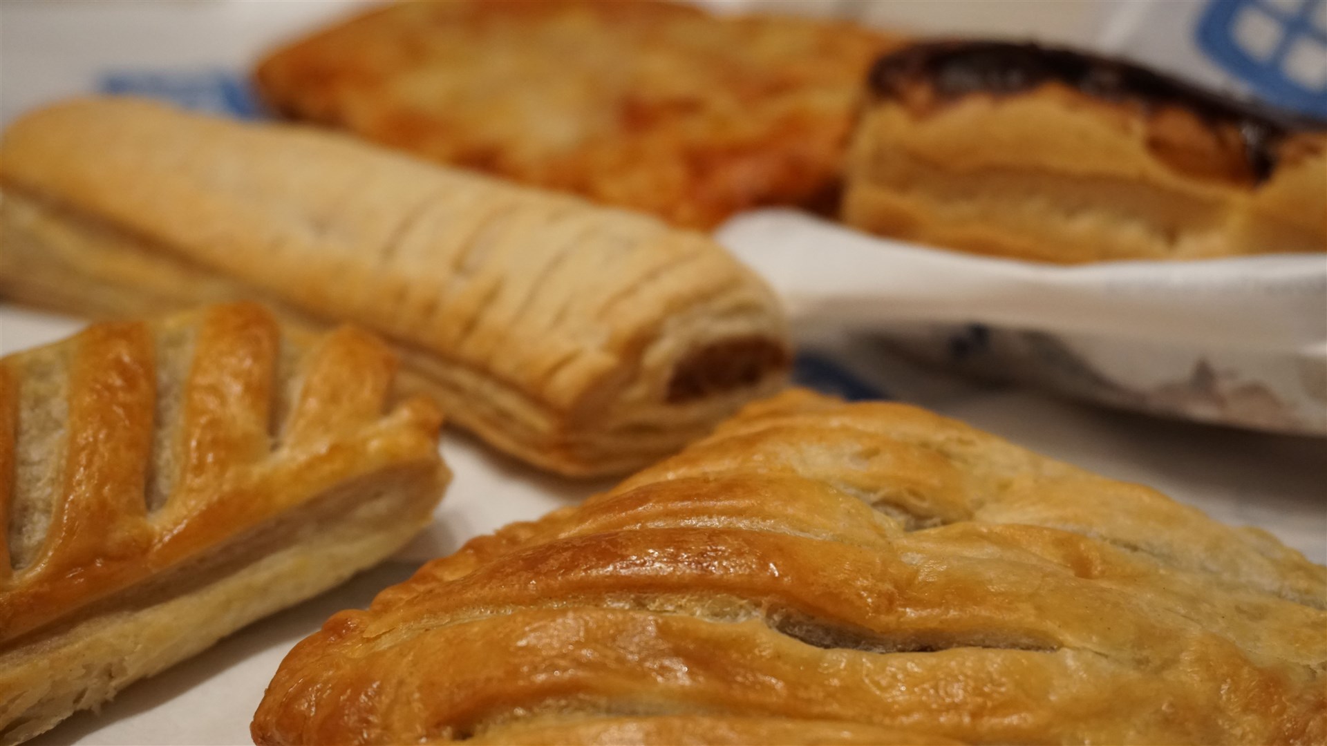 Trying out a selection of products from the new Greggs in Inverness.