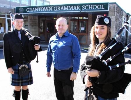 Jack and Ailsa with their tutor