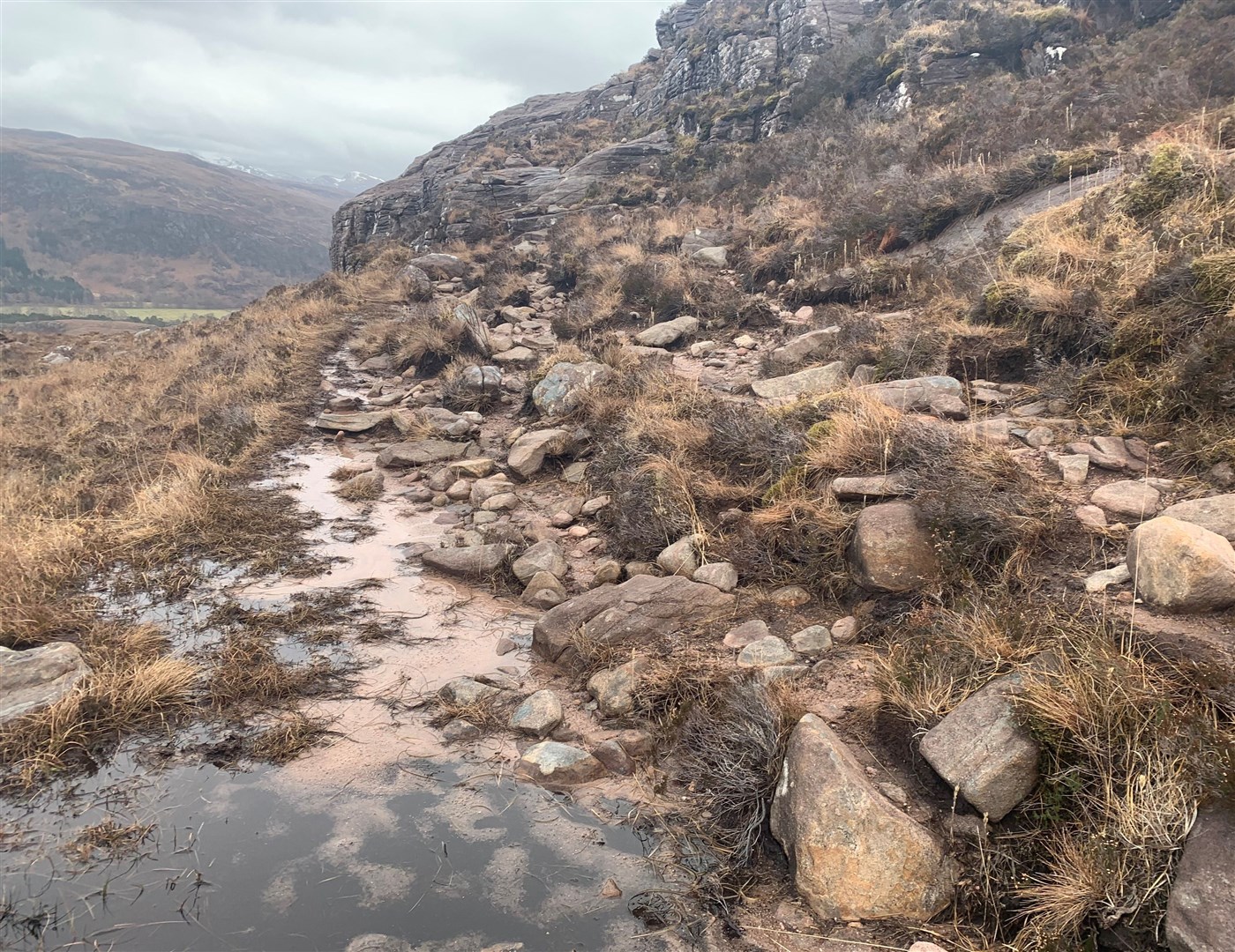 Path repairs on many of Scotland's mountains are vital. Picture: OATS.