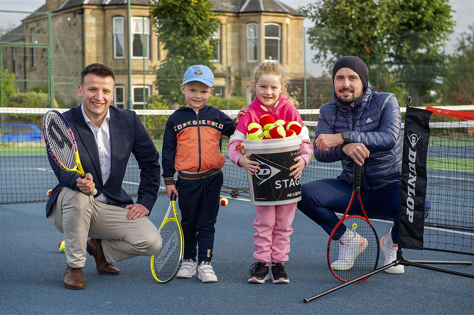 Falkirk Lawn Tennis Club received a £2500 donation from the Aldi Scottish Sports Fund last year.