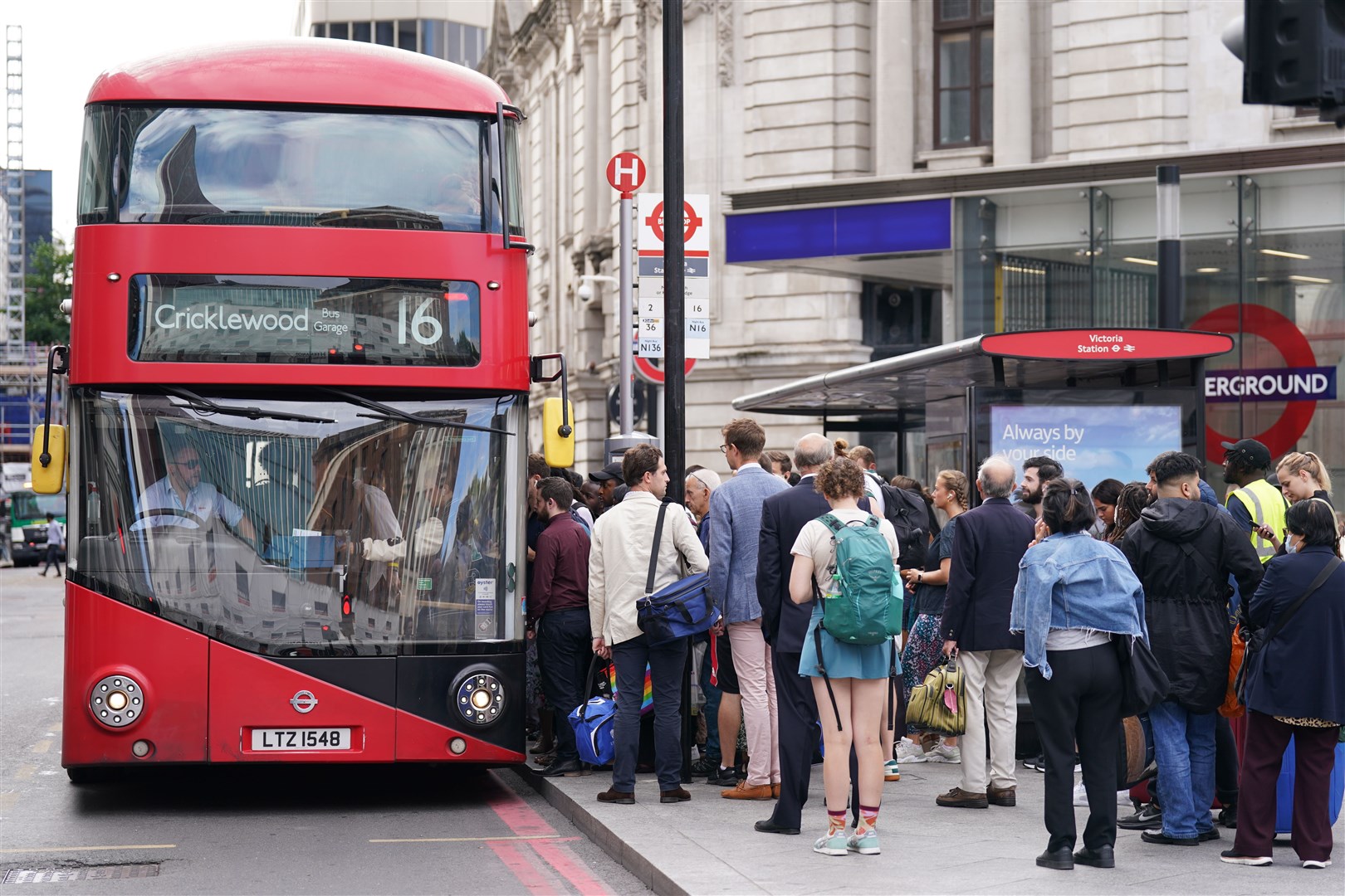 TfL says all revenue is reinvested into running and improving London’s transport network (PA)