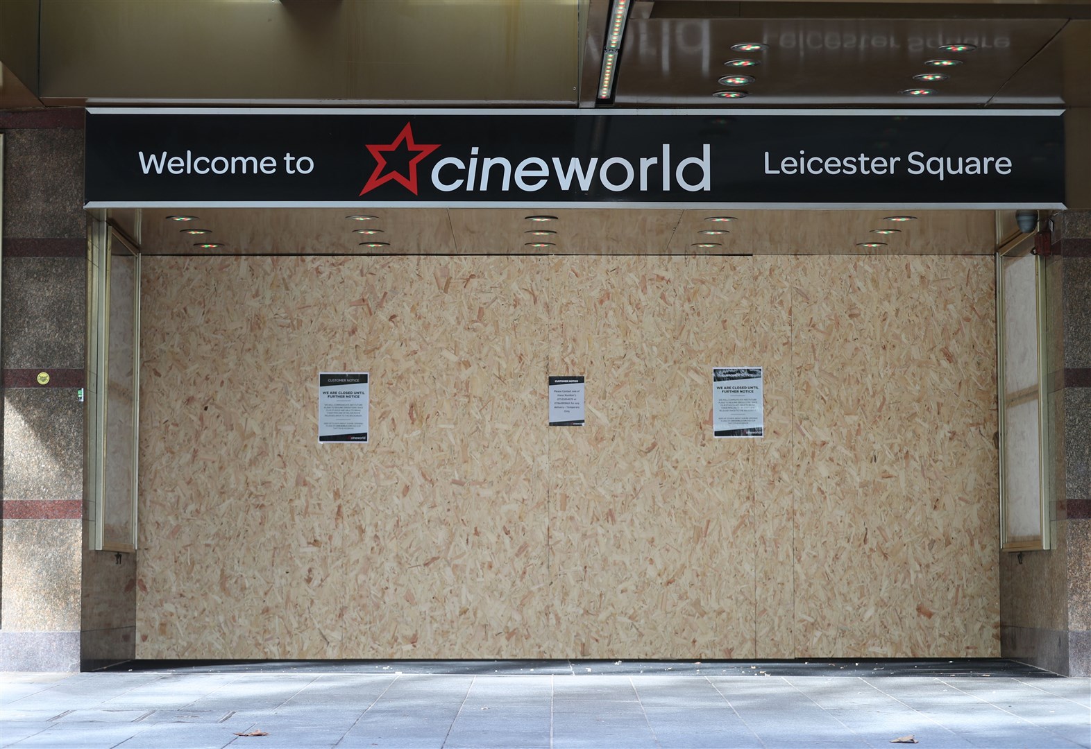 Cineworld was forced to close its doors during much of the pandemic. (Yui Mok / PA)