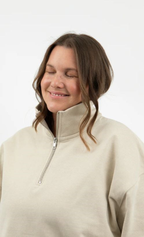 The sustainable jumper for sale.