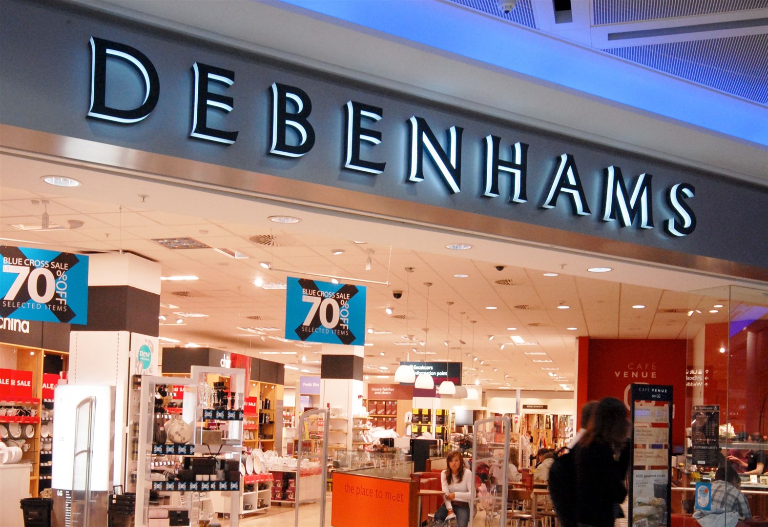 Staff at Debenhams have been made redundant.