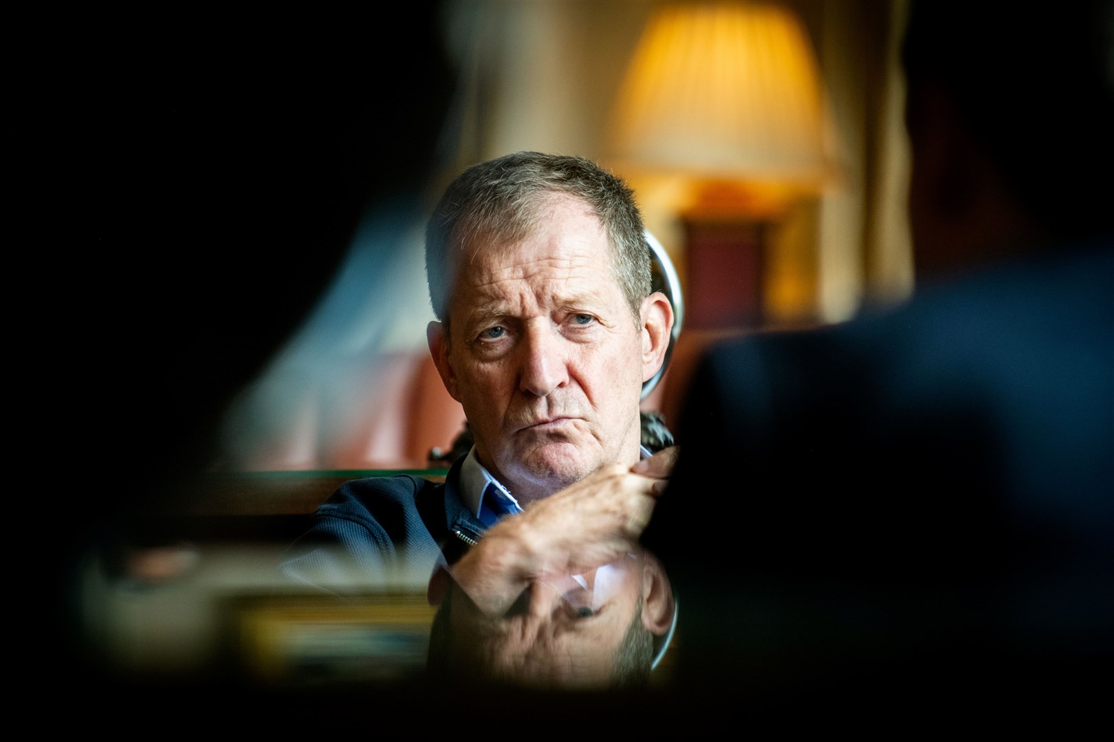 Alistair Campbell speaking to The Inverness Courier before the Highland Business Dinner.