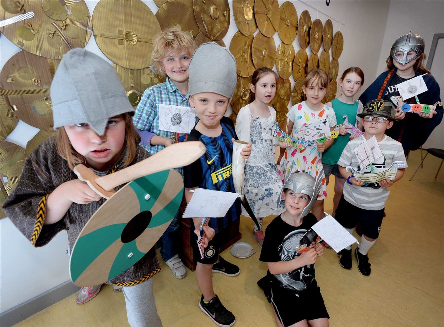 The School’s Out programme proves very popular every summer, with children enjoying a range of activities - like this Vikings Love Boats workshop at Inverness Museum in 2017.