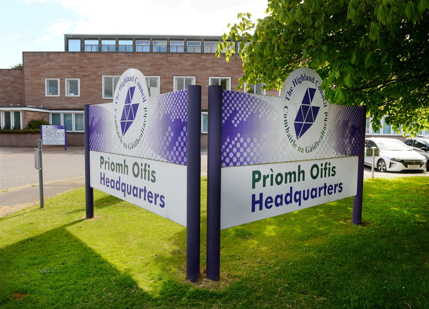 Highland Council Headquarters on Glenurquhart Road, Inverness.