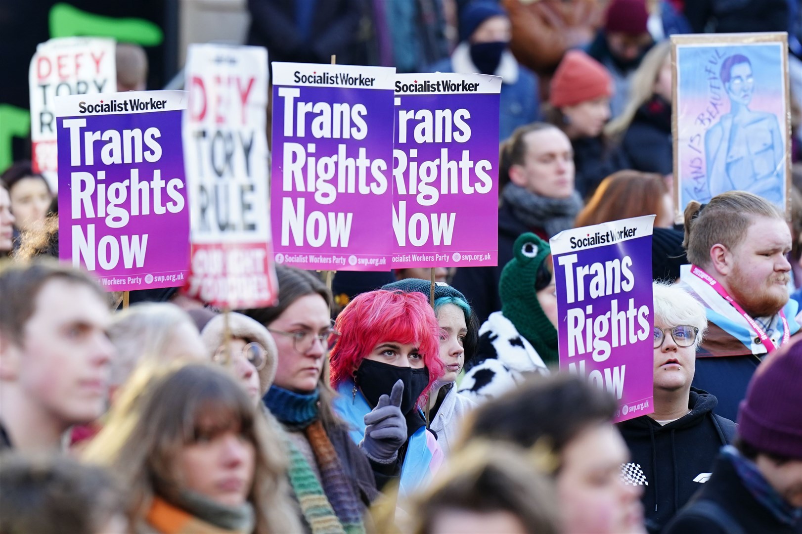 The Scottish Parliament overwhelmingly backed the Gender Recognition Reform (Scotland) Bill before it was struck down by the then Westminster government (Jane Barlow/PA)