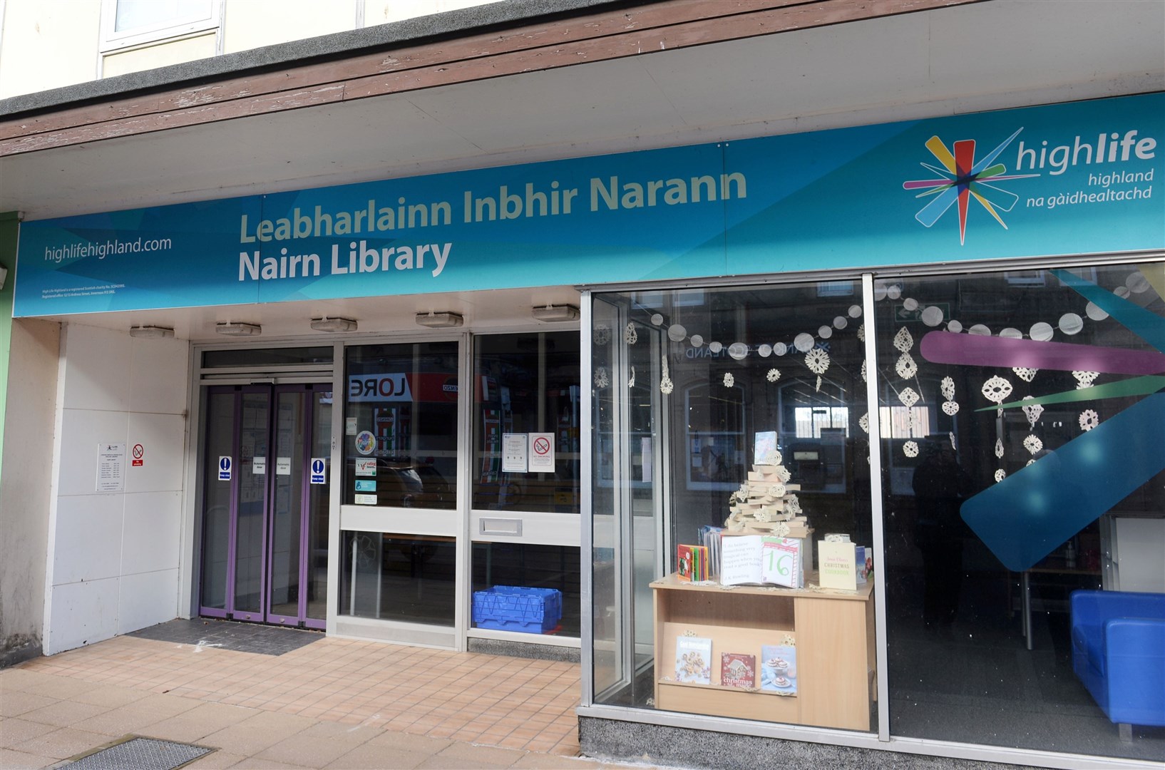 Nairn locator..The Nairn Library High Street Nairn..Picture: Gary Anthony..