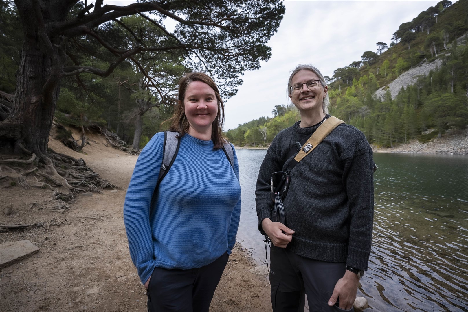 BBC ALBA follows creative duo Mhairi Hall and David de la Haye on a fascinating artistic journey as they join forces to explore the underwater world of the Cairngorms in Ceòl Lochan a’ Mhonaidh Ruaidh | Underwater Cairngorms.