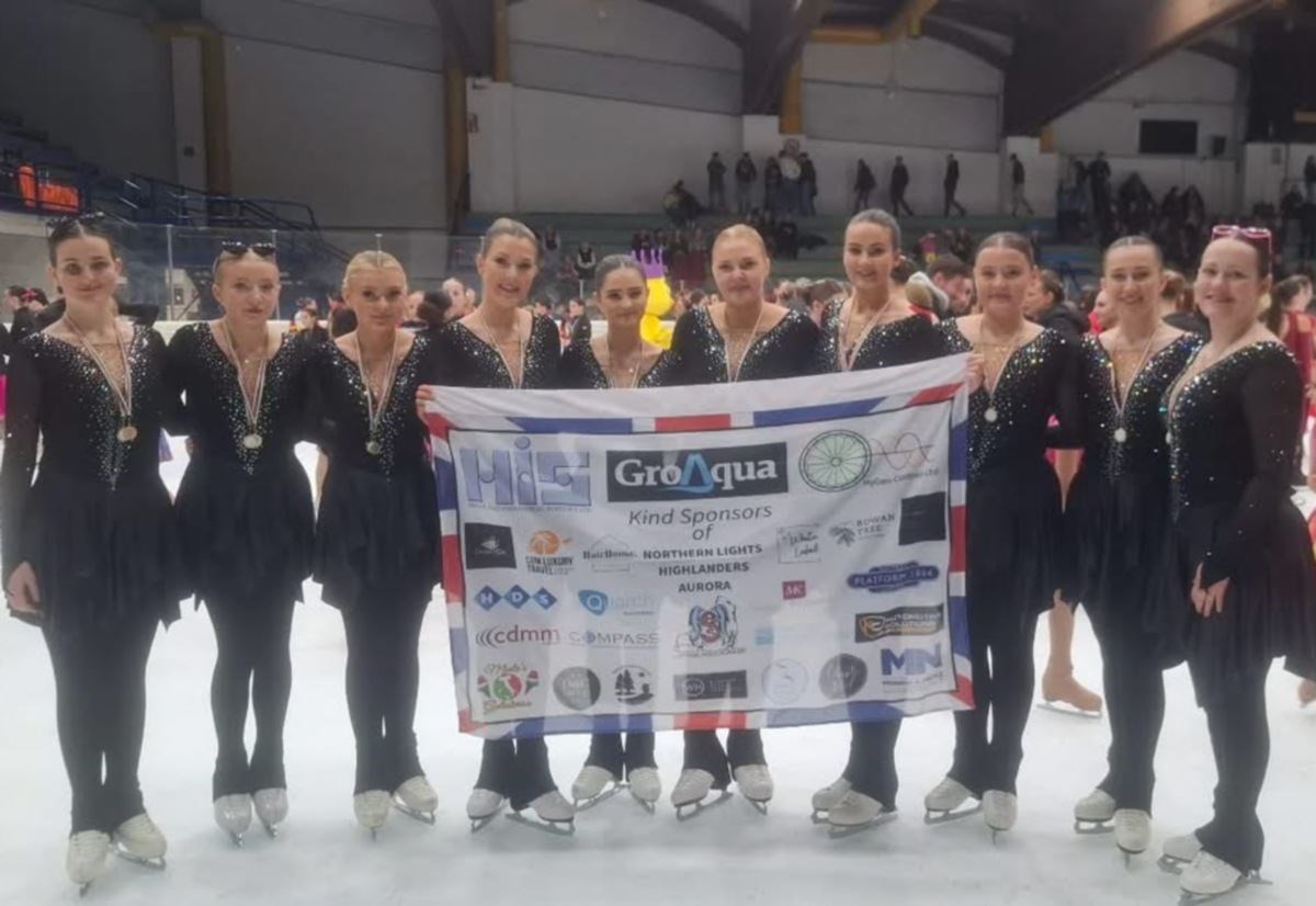 Highland Synchronised Ice Skating Teams sent three teams to the Easter Milano Trophy in Italy last weekend.