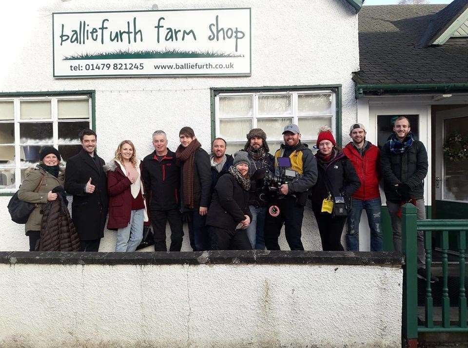 The team at Balliefurth Farm by Nethy Bridge who have benefited with advice from the Aldi support scheme
