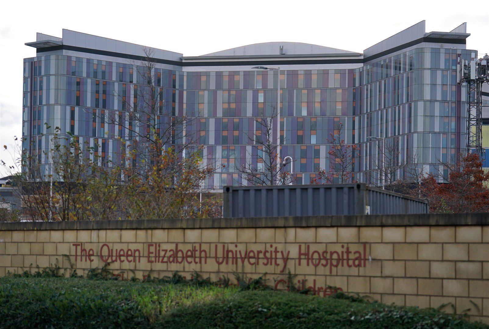 The teenager was taken to Queen Elizabeth University Hospital in Glasgow (Andrew Milligan/PA)