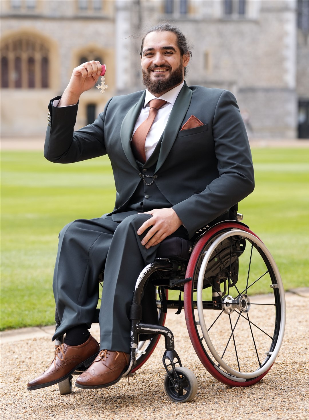 Dimitri Coutya at Windsor Castle (Andrew Matthews/PA)