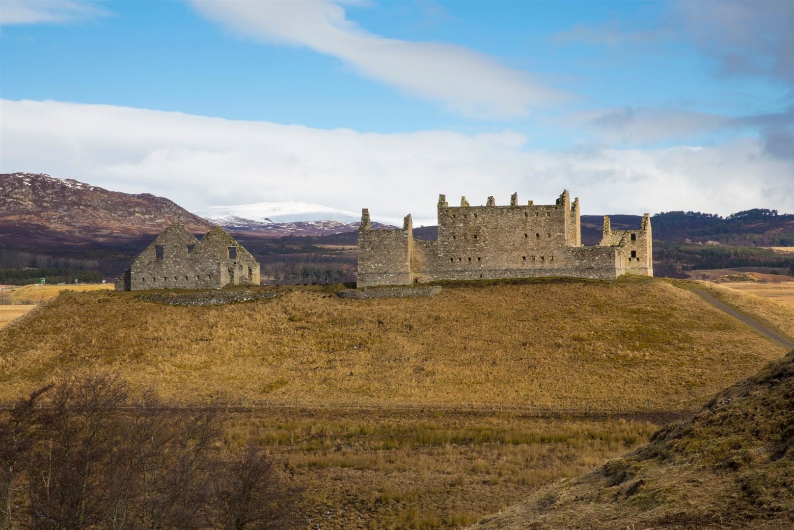 Rich history.... Ruthven Barracks, near Kingussie, is the smallest but best preserved of the four barracks built after the 1715 Jacobite rising.