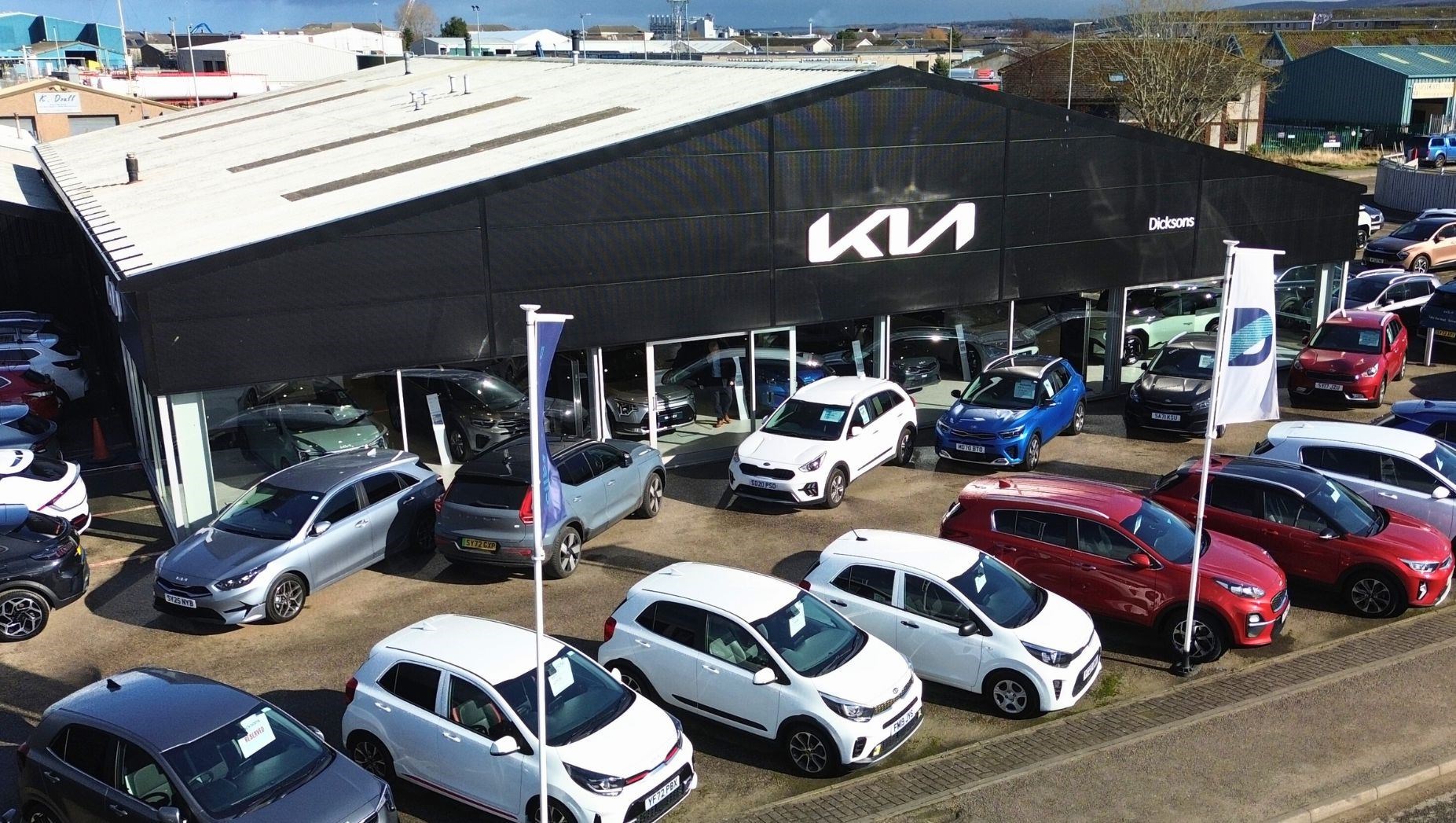 Motor group Dicksons of Inverness has unveiled its new state-of- the-art Kia showroom. Picture: Dicksons of Inverness