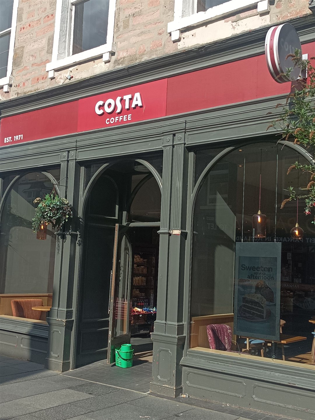 Costa Coffee in Inglis Street is set to close in July.