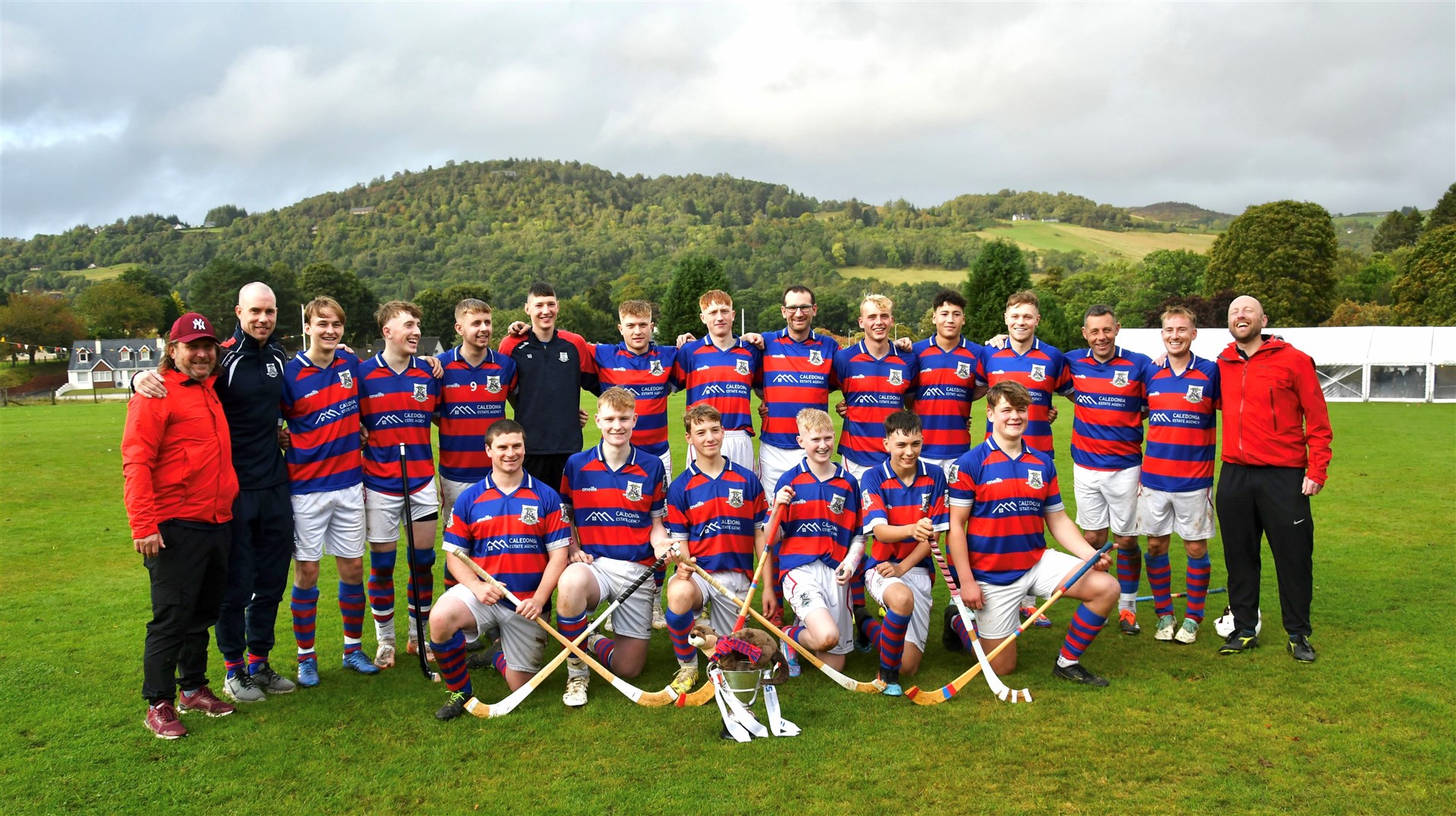 The Kingussie second team after their win in the HIS Sutherland Cup at the weekend. Picture Fiona Young.