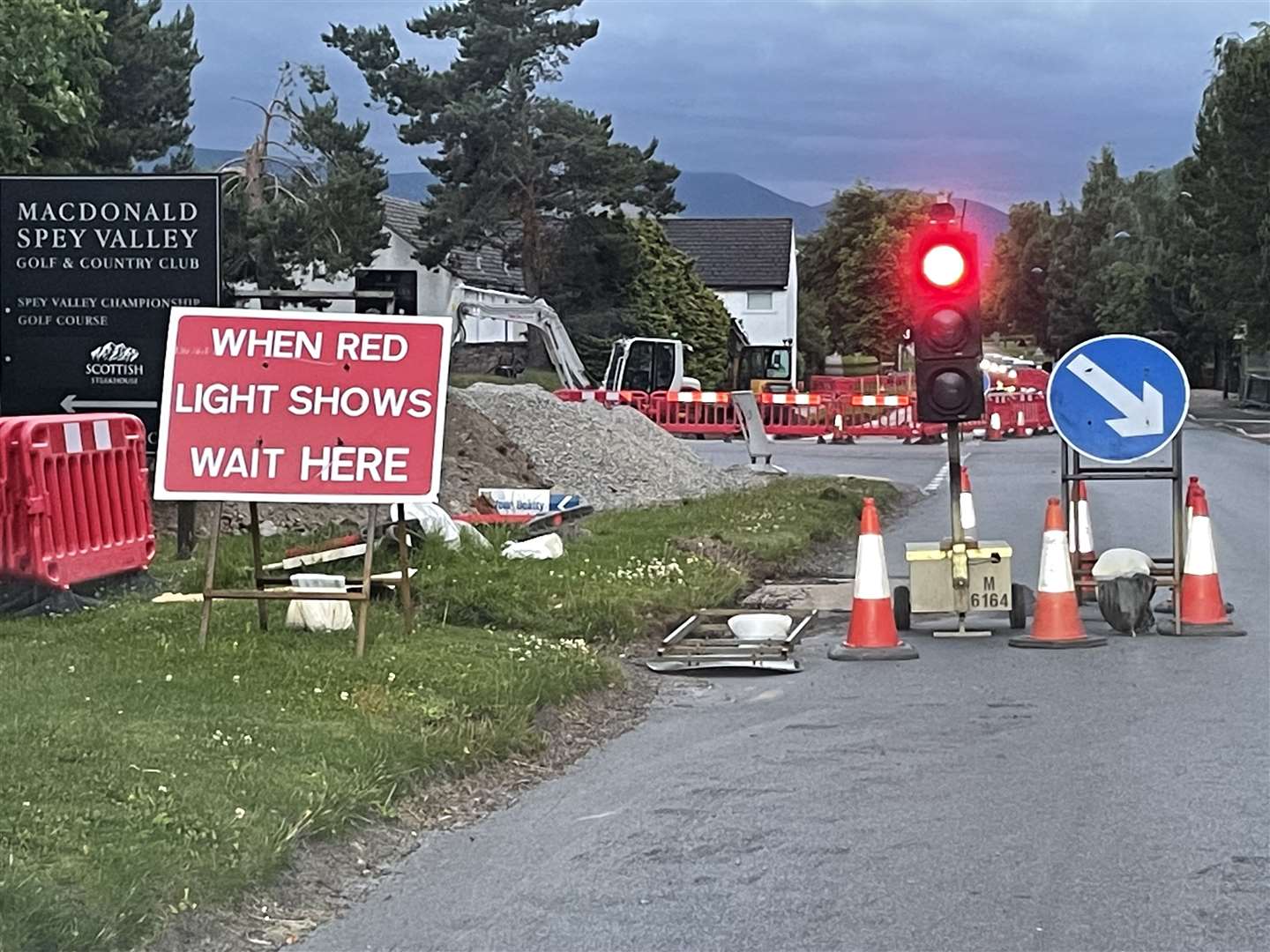 The traffic lights have become a major source of frustration in Aviemore in the past month.