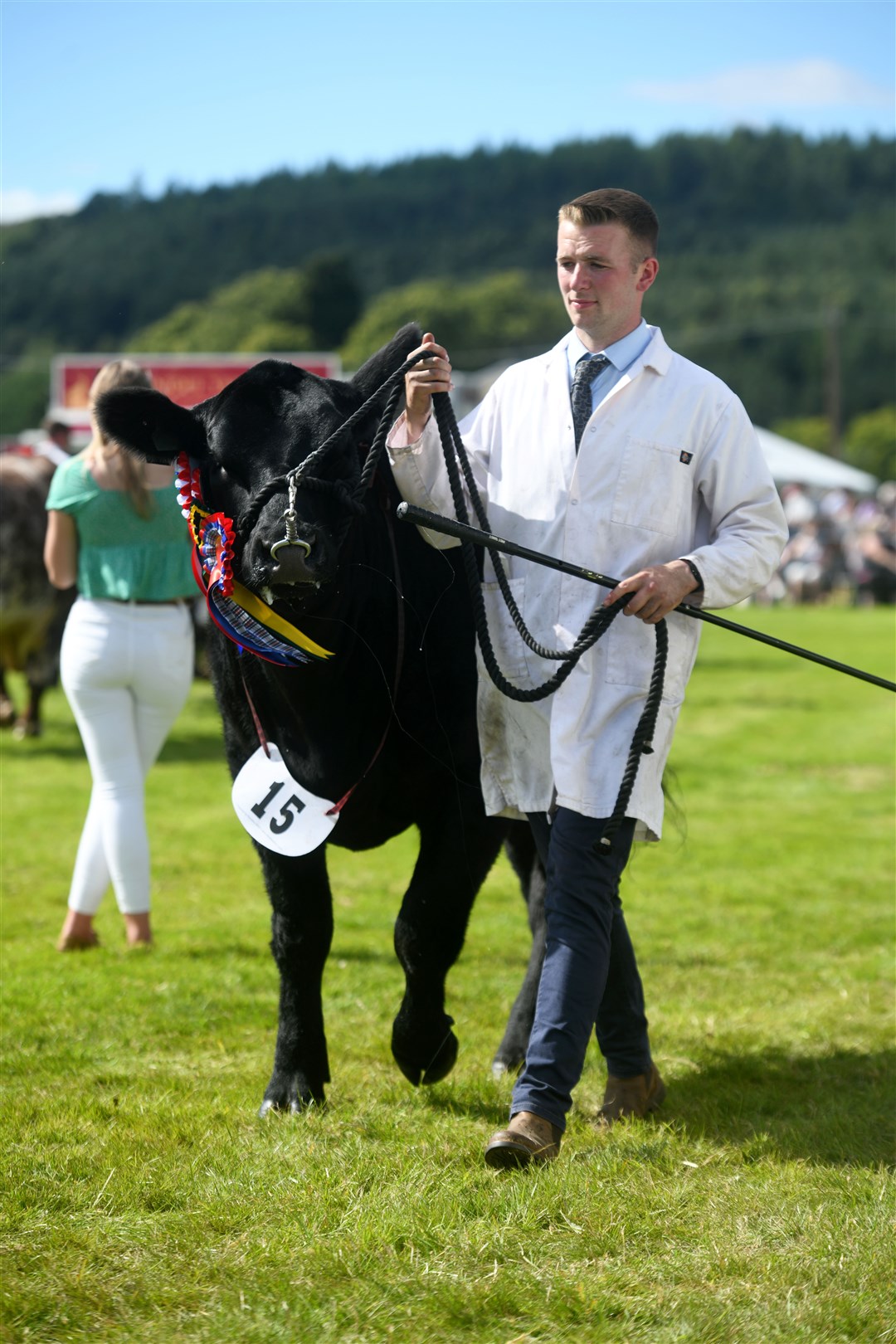 Graeme Rhind with the champion of champions Newton-Struthers Espresso. Picture: James Mackenzie.