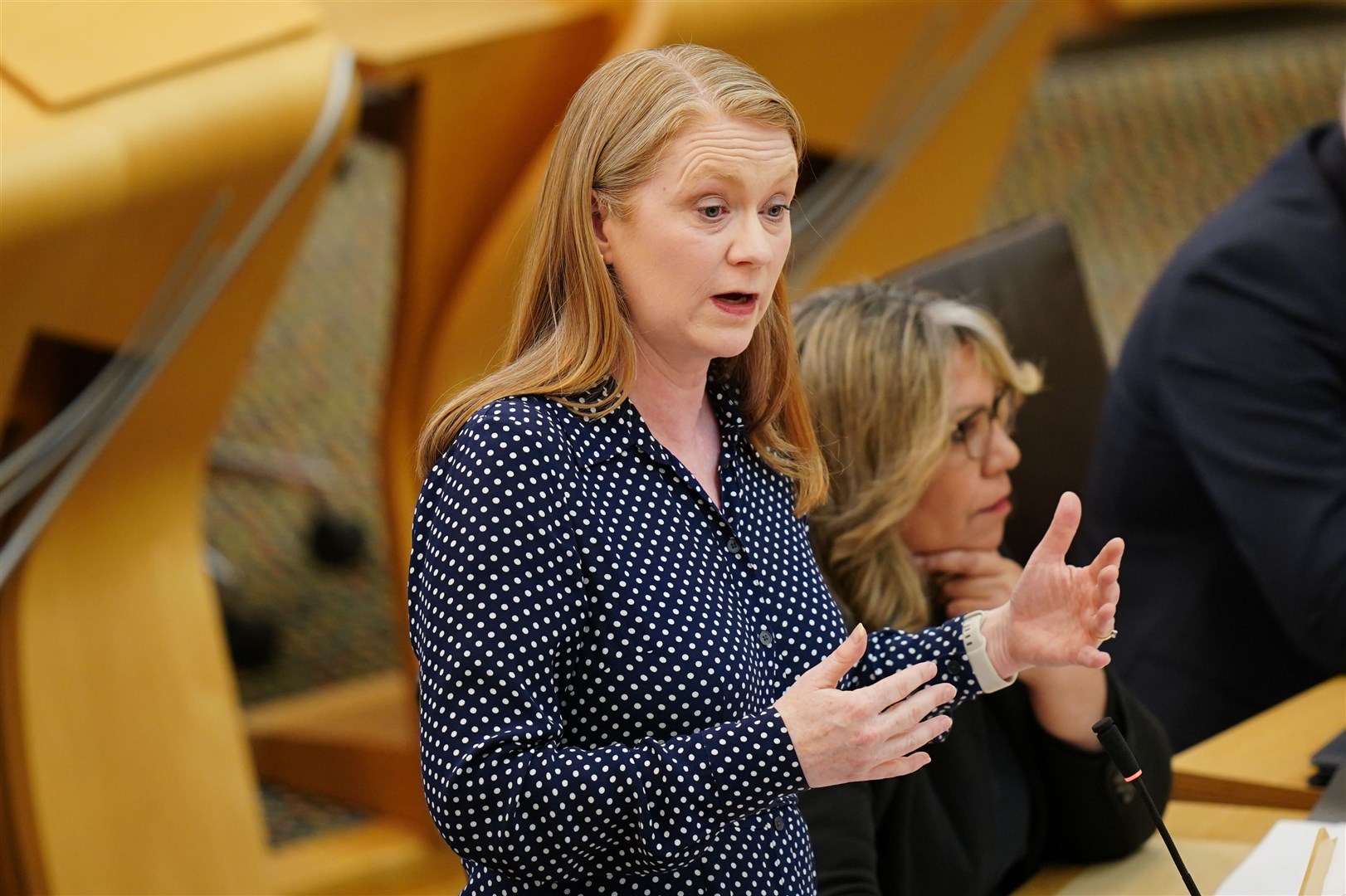 Shirley-Anne Somerville said she was ‘deeply disappointed’ in how the UK Government had handled the change (Jane Barlow/PA)