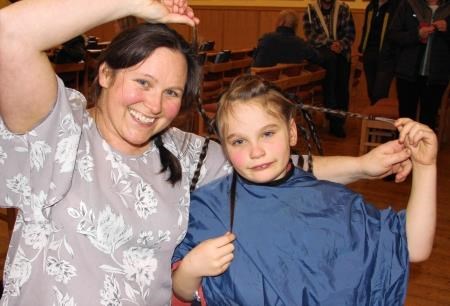Oliver gets ready for the charity chop