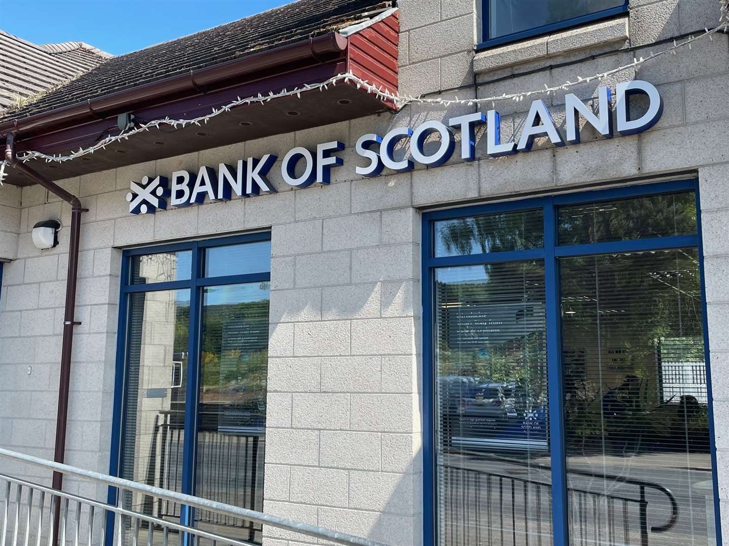 The Bank of Scotland has been a long time presence in the centre of Aviemore.