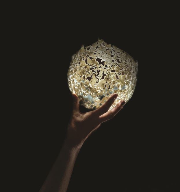 'World Hand' sculpture by Clare Waddle. Picture: Clare Waddle.